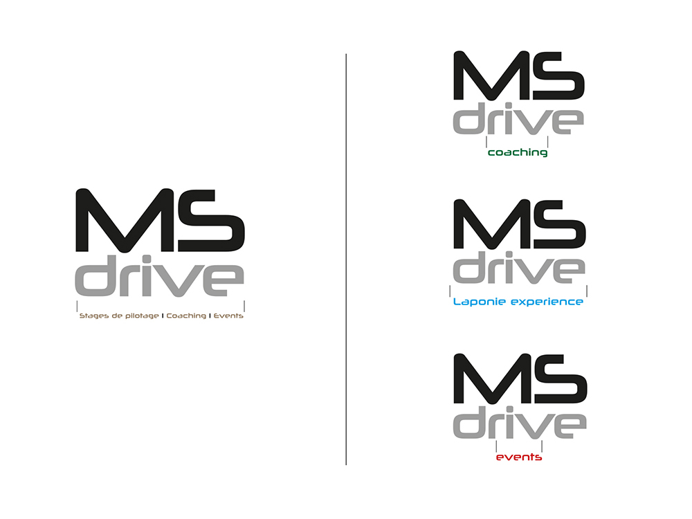 nouveau logo MS Drive - créé par Romain Cotto, Directeur Artistique 360 Print/film/digital