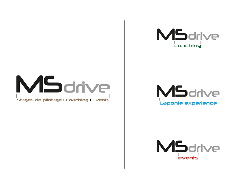 nouveau logo MS Drive - créé par Romain Cotto, Directeur Artistique 360 Print/film/digital