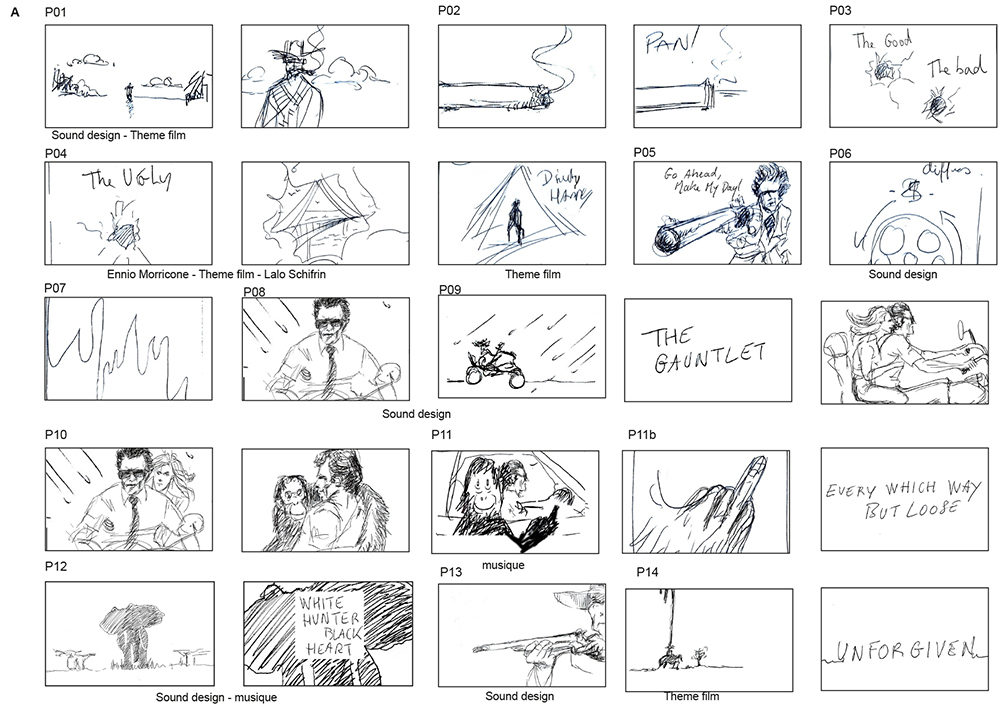 dossier storyboard A make my day - créé par Romain Cotto, Directeur Artistique 360 Print/film/digital